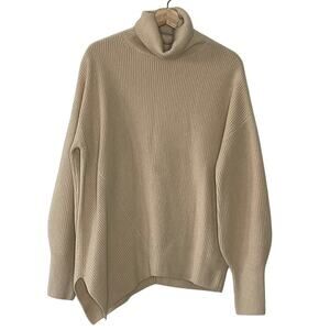 A.L.C. JASPER RORY OVERSIZED  RIBBED KNIT WOOL/ CASHMERE‎ SWEATER SMALL